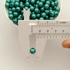 Perla Plástico 8mm Verde - comprar online