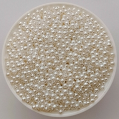 Perla Plástica 4mm Blanca