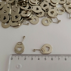 5 Dije de Metal Mate c/ Corazón - comprar online