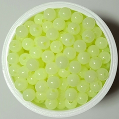 Bolitas Plásticas 8mm - Brilla en la Oscuridad