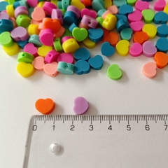 10 Fimos Corazones Pasteles - comprar online