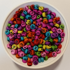 Letras Pastillas Colores Vivos c/Negro