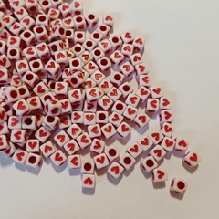 Corazones Rojos Cuadrados - comprar online