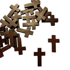 10 Cruces de Madera - Rosarios - comprar online
