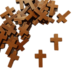 10 Cruces de Madera - Rosarios - Entre Hilos y Cuentas