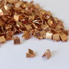 100u Pirañas 6x7mm Gold Rose
