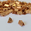 100u Pirañas 10x8mm Gold Rose