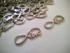 10 Dijes de Metal Infinito Love