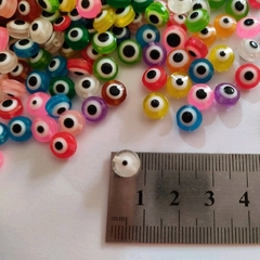 Ojos Turcos Chatos 8mm - comprar online