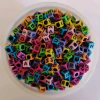 Letras Cuadradas Colores con Letras Negras