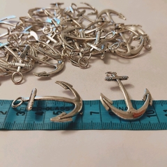 5 Dijes Anclas Grandes Curvas - comprar online
