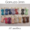 10mt Gamuza 3mm - Varios Colores