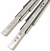 Correderas Telescopicas 45 Cm 10 Pares Carga 30kg Guia Cajon zincada 3.5cm alto - comprar online