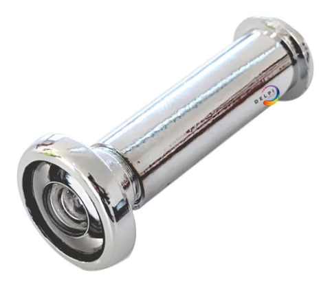 Mirilla Mirador Óptico 180° Metal Cromado Puerta De 50-75mm