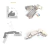 Bisagras Cazoleta Kit Puertas Rinconeras Muebles