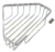 Estante Baño Repisa Esquinero Rejilla Triangular 6.5cm Cromado Excelente calidad - comprar online