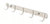 Perchero De Pared 5 Ganchos Acero Inoxidable 36.5 cm Calidad Baño