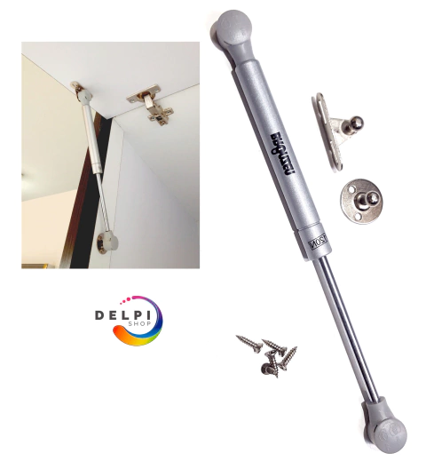 Pistón A Gas Elevador De Puerta Alacena 60 Newton 2 Unidades