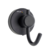 Perchero Baño Gancho Curvo Negro Percha Acero Inoxidable - tienda online