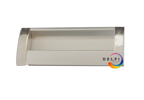 Manijas Tiradores Cubeta 96mm Aluminio Moderna 10 Unidades