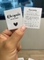 Cartão de Garantia / Agradecimento - 4,8x4,3cm - loja online