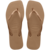 Havaianas Slim Square Logo Metallic Rose Gold