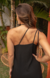 Bata Vestido Assimétrico Preto - Odara