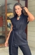 Imagem do Colete Helena Linho Preto