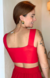 Top Faixa Alça Larga Vermelho - comprar online
