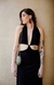 Vestido Longo Amarrações Preto - Odara