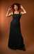 Vestido Longo Antônia Preto Linho Misto - comprar online