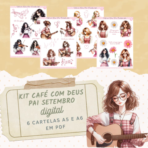 Kit DiGITAL Café com Deus Pai Outubro