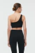 Imagen de TOP ONE-SHOULDER / JET BLACK