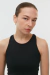 TOP HALTER / JET BLACK