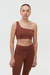 TOP ONE-SHOULDER / MARRON TERRA - comprar online