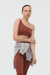 TOP ONE-SHOULDER / MARRON TERRA