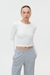 REMERA ML CROPPED MORLEY / OFF-WHITE