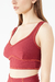 TOP V-NECK EN RIB / BORDÓ GLORY - comprar online