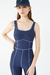 MONO CORTO PANELLED EN RIB / AZUL OLYMPIAN - Skinna