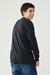 Camiseta Manga Longa Fine Stripes Federal Art Preto - 170
