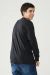 Camiseta Manga Longa Fine Stripes Federal Art Preto - 170