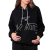 Blusa de Moletom Feminina Skate - 12770 - Preto