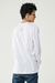 Camiseta Manga Longa Just A Lifestyle Federal Art - Branco - 64161