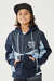 Blusa de Moletom Juvenil Masked Camo Federal Art - Azul - 64959