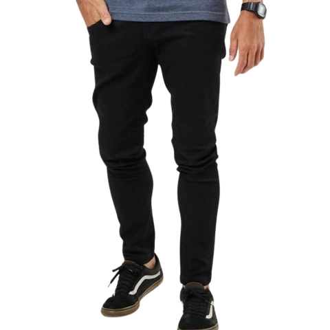 Calça Jeans Skinny Preta Federal Art - Preto - 440