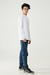 Camiseta Manga Longa Lycra Blend Federal Art - Branco - 65042 - loja online