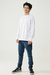 Camiseta Manga Longa Lycra Blend Federal Art - Branco - 65042