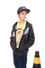 Blusa de Moletom Juvenil Canguru Aberto Federal Art - Mescla - 65152