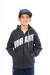 Blusa de Moletom Juvenil Canguru Aberto Federal Art - Mescla - 64936 - comprar online