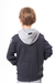 Blusa de Moletom Juvenil Canguru Aberto - Cinza - 65013 na internet